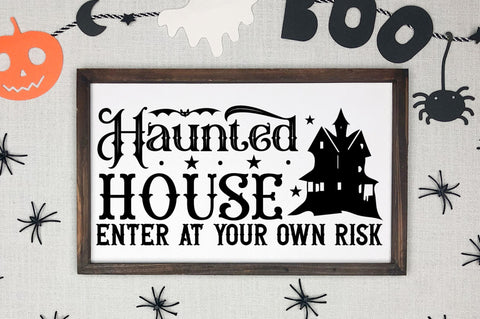 Farmhouse Halloween Sign Svg Bundle SVG Regulrcrative 