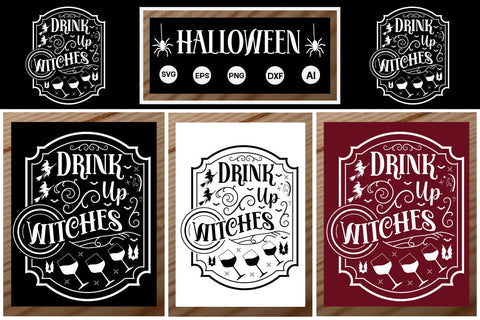 Farmhouse Halloween SVG Bundle SVG SVGs,Quotes and Sayings,Food & Drink,On Sale, Print & Cut SVG DesignPlante 503 