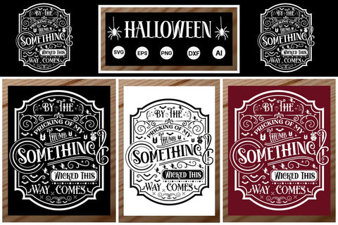 Farmhouse Halloween SVG Bundle SVG SVGs,Quotes and Sayings,Food & Drink,On Sale, Print & Cut SVG DesignPlante 503 