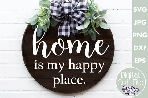 Farmhouse Home Round Sign Bundle #1 | Rustic Decor Svg SVG Crafty Mama Studios 