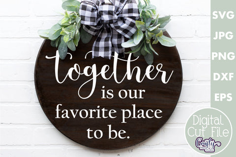 Farmhouse Home Round Sign Bundle #1 | Rustic Decor Svg SVG Crafty Mama Studios 