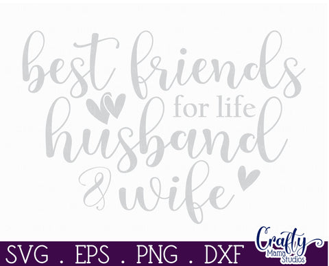 Farmhouse Home Round Sign Svg, Best Friends For Life SVG Crafty Mama Studios 
