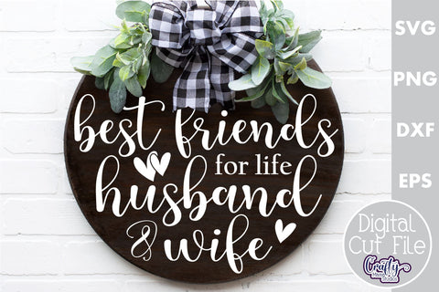 Farmhouse Home Round Sign Svg, Best Friends For Life SVG Crafty Mama Studios 