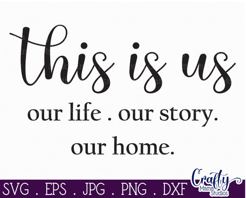 Farmhouse Home Round Sign Svg | This Is Us SVG Crafty Mama Studios 