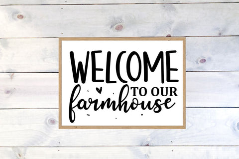 Farmhouse Home Sign Bundle SVG Regulrcrative 