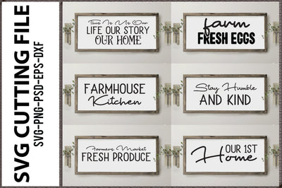 Farmhouse Home Sign SVG Bundle 15 Designs SVG Creativeart88 