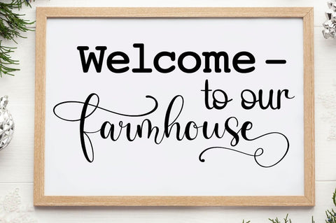 Farmhouse Home Sign SVG Bundle SVG DESIGNISTIC 