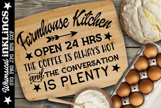 Farmhouse Kitchen SVG SVG Whimsical Inklings 
