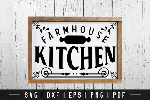 Farmhouse Kitchen SVG | Vinage Kitchen Sign SVG SVG CraftLabSVG 