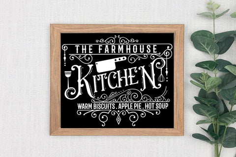 Farmhouse Kitchen SVG, Vintage Kitchen Sign SVG SVG CraftLabSVG 