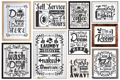 Farmhouse Laundry Sign Svg Bundle SVG balya ibnu bi malkan 