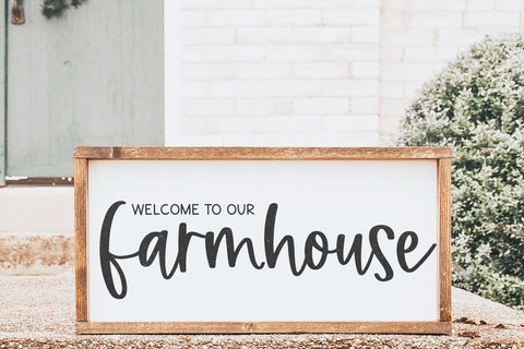 Farmhouse Magic - Handwritten Script Font SVG KA Designs 