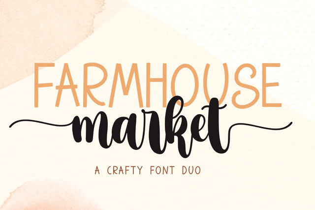 Farmhouse Market Font Mozarella 