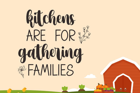 Farmhouse Market Font Mozarella 