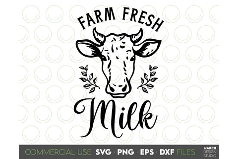 Farmhouse Market Sign SVG, Farm Fresh Milk SVG PNG DXF EPS - So Fontsy