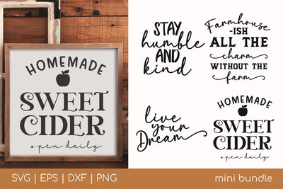 Farmhouse Mini bundle SVG Petunia Digital Design 