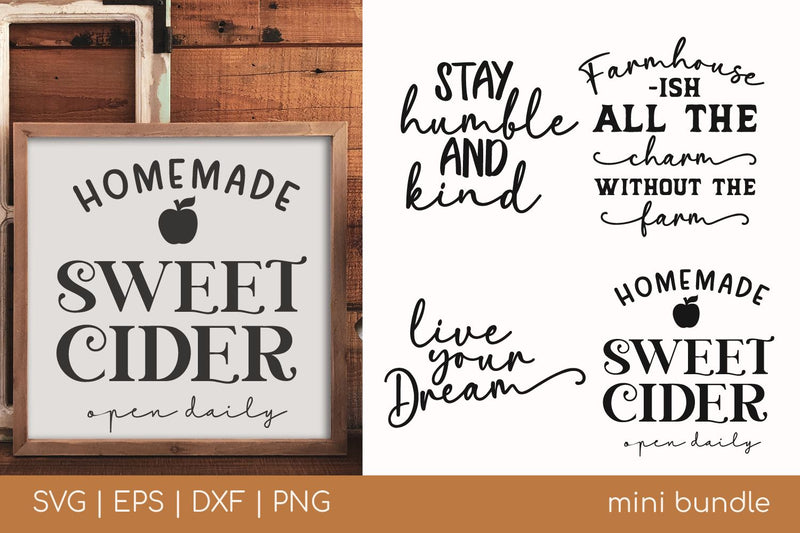 Farmhouse Mini bundle SVG Petunia Digital Design 