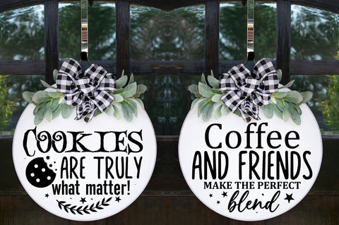 Farmhouse Round Sign Svg Bundle SVG Regulrcrative 