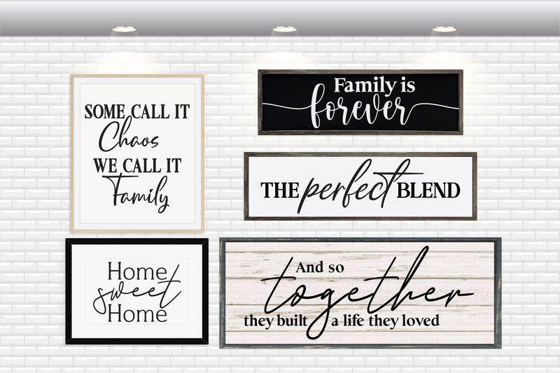 Farmhouse Sign Bundle - SVG, PNG, DXF, EPS - So Fontsy