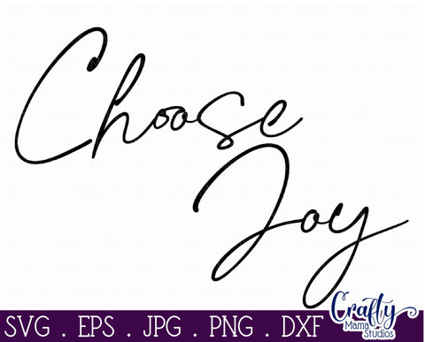 Farmhouse Sign Home Svg | Choose Joy SVG Crafty Mama Studios 
