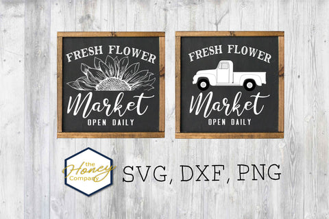 Farmhouse Sign Making Bundle SVG PNG DXF Farm Laser Cut Wood Design Instant Download Silhouette Cricut Cut Files Cutting Machine Vector File SVG The Honey Company 