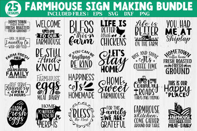 Farmhouse Sign Making SVG Bundle SVG SH_Tee store 