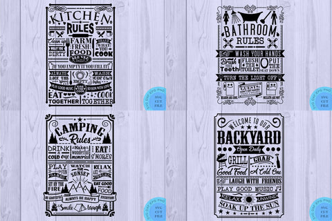 Farmhouse Sign SVG Bundle Farmhouse Kitchen SVG Bundle Farmhouse Reverse Canvas Svg Bundle Home Svg New Home Svg Housewarming Svg Bundle SVG Whistlepig Designs 