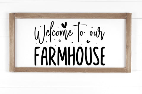 Farmhouse Sign SVG Bundle SVG Regulrcrative 