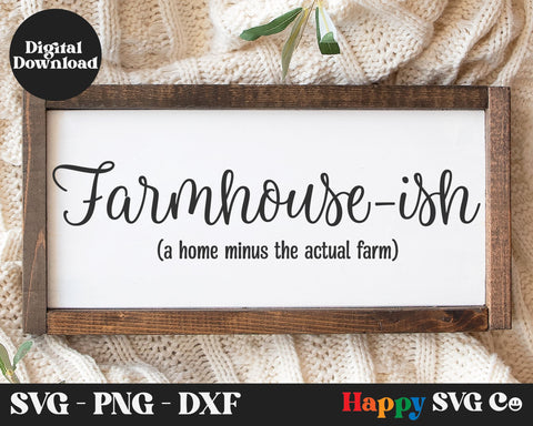 Farmhouse Sign SVG Bundle SVG The Happy SVG Co 