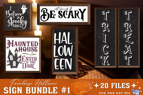 Farmhouse Sign Svg, Halloween Bundle, Farmhouse Halloween SVG Crafty Mama Studios 