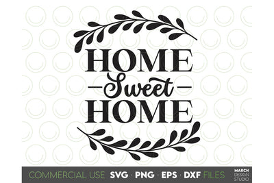 Farmhouse Sign SVG, Home Sweet Home SVG, Welcome Sign SVG SVG March Design Studio 