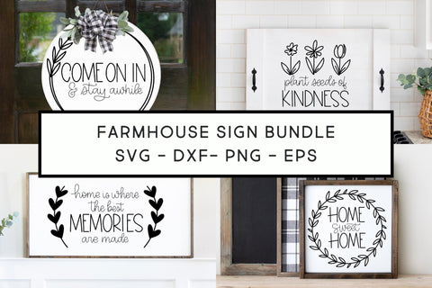 Farmhouse Sign SVG Mini Bundle 2, Farmhouse Decor SVG SVG Designing Digitals 