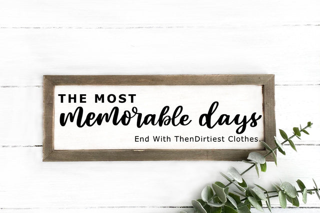 Farmhouse Sign SVG The Most Memorable Days SVG dapiyupi store 