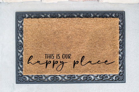 Farmhouse Sign SVG - This Is Our Happy place SVG Simply Cutz 