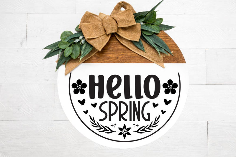 Farmhouse Spring Round Sign Bundle - So Fontsy