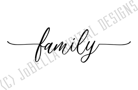 Farmhouse Style Family SVG Cut File and Printable SVG JoBella Digital Designs 