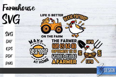 Farmhouse SVG Bundle | Family SVG | Funny Farm Quotes Svg v.2 SVG Fly Design 