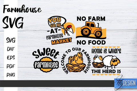 Farmhouse SVG Bundle | Family SVG | Funny Farm Quotes Svg v.2 SVG Fly Design 