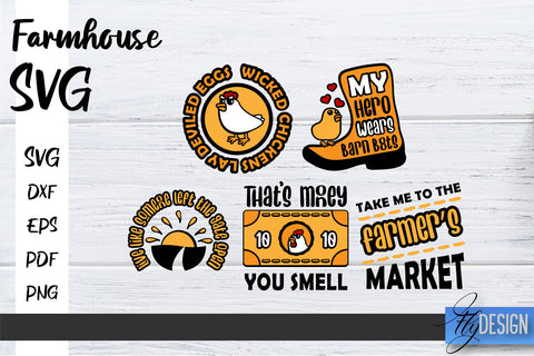 Farmhouse SVG Bundle | Family SVG | Funny Farm Quotes Svg v.2 SVG Fly Design 