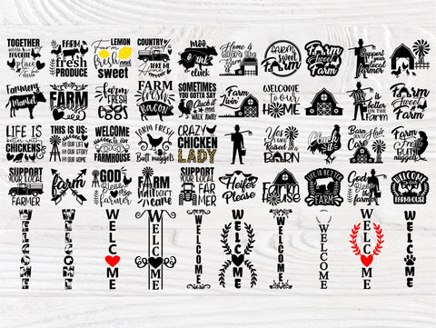 Farmhouse SVG Bundle, Farm Svg, Cricut Svg Files SVG TonisArtStudio 