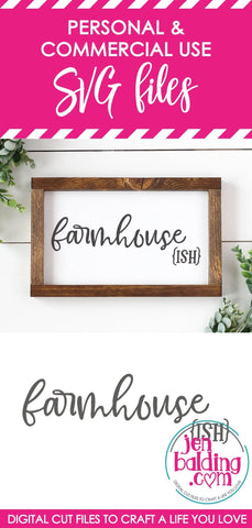 Farmhouse SVG Bundle l Farmhouse Sign SVG SVG Jen Balding 