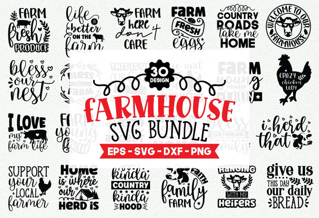 Farmhouse Svg Bundle SVG md faruk hossain 