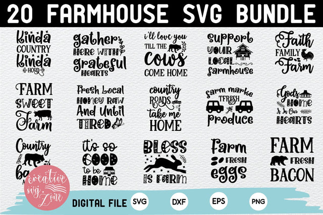 Farmhouse Svg Bundle SVG md faruk hossain 