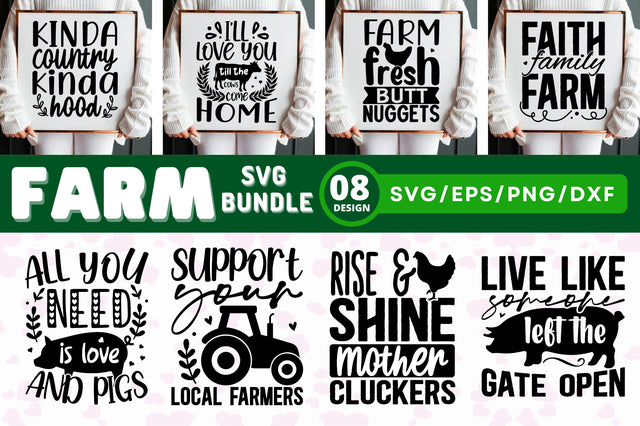 Farmhouse SVG Bundle SVG Regulrcrative 
