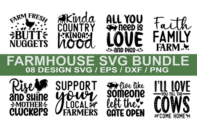Farmhouse SVG Bundle SVG SH_Tee store 