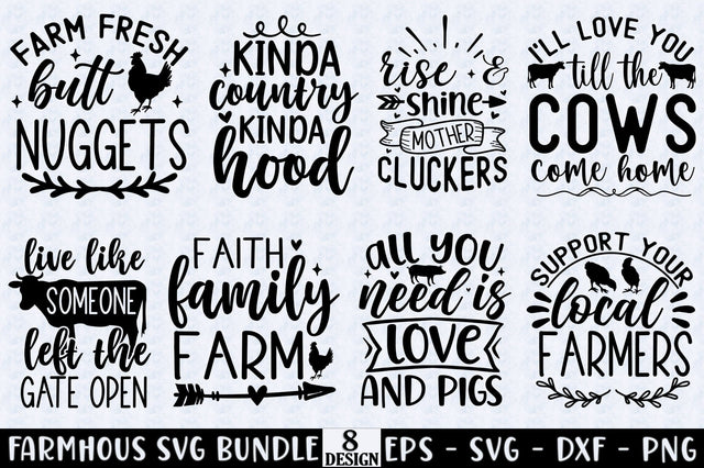 Farmhouse SVG Bundle SVG SH_Tee store 