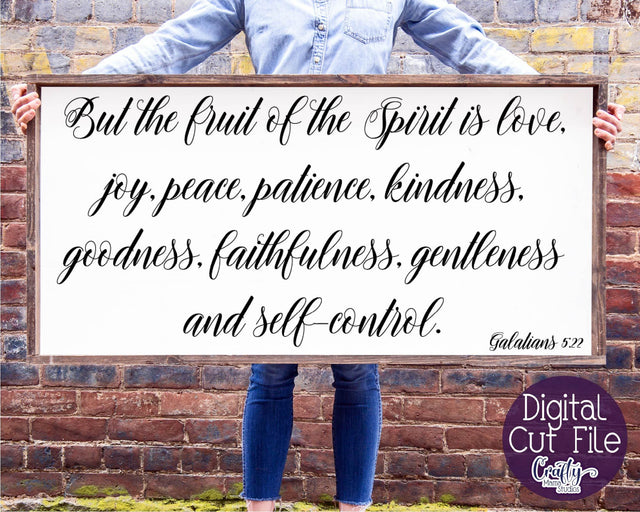 Farmhouse Svg, Christian Home Sign, Fruit Of The Spirit SVG Crafty Mama Studios 