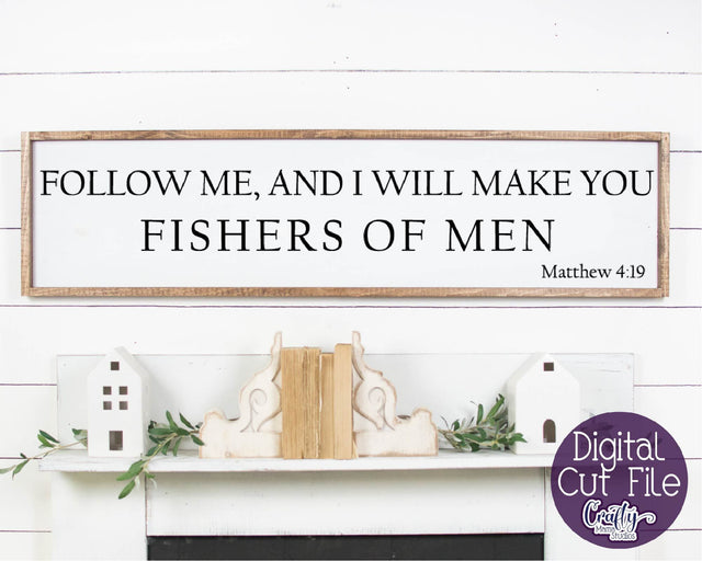 Farmhouse Svg, Christian Home Svg, Fishers Of Men, Matthew 4 SVG Crafty Mama Studios 