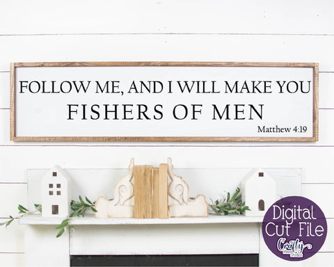 Farmhouse Svg, Christian Home Svg, Fishers Of Men, Matthew 4 SVG Crafty Mama Studios 