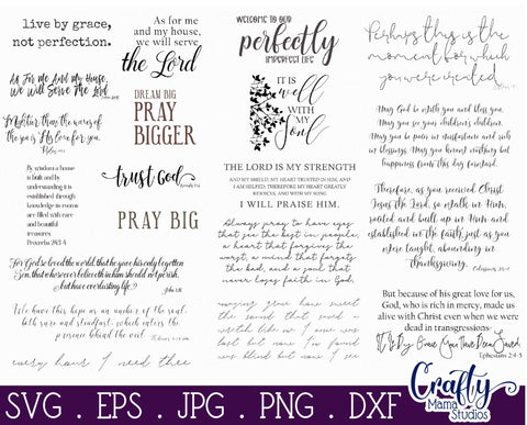 Farmhouse Svg, Christian Svg, Farmhouse Sign Bundle 3, Home SVG Crafty Mama Studios 